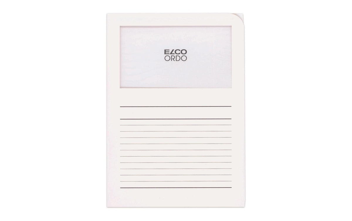 ELCO, Sichthülle Ordo Classico A4 Weiss, 10