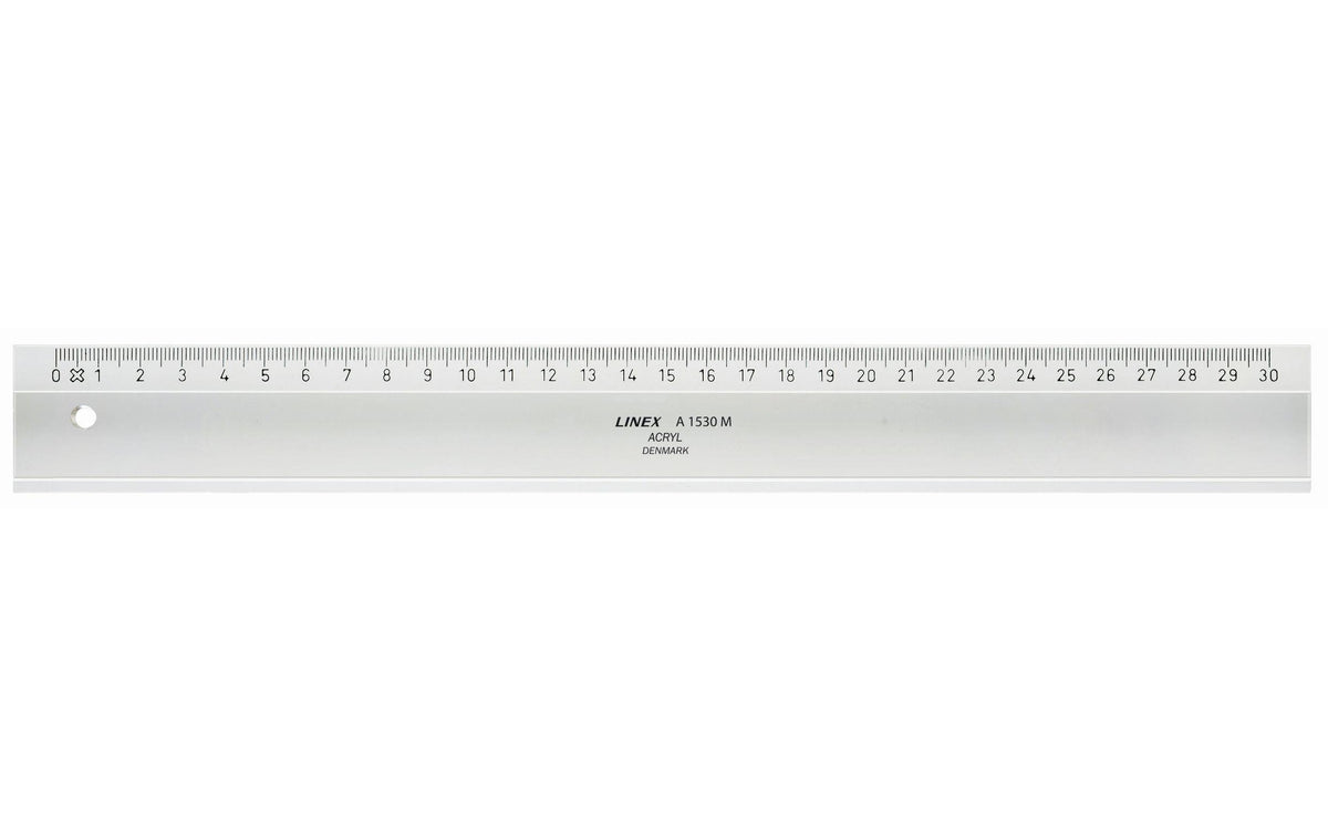 Linex: Lineal 30cm, Tuschekante