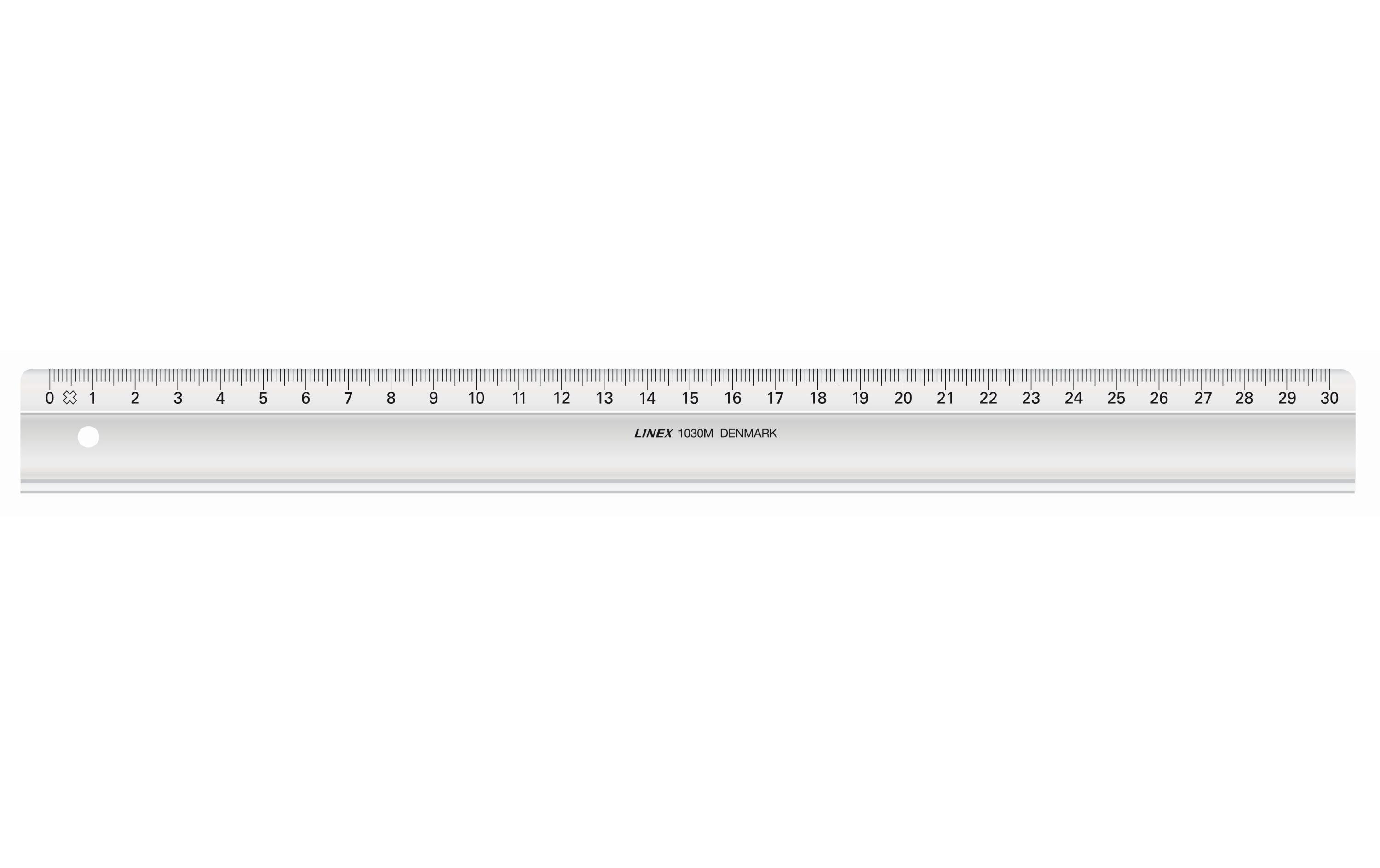 Linex: Lineal 30cm, Tuschekante