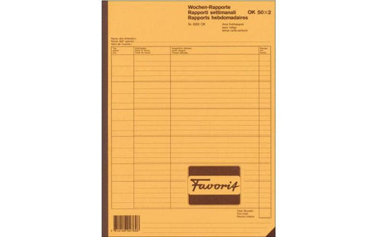 Favorit Wochenrapport