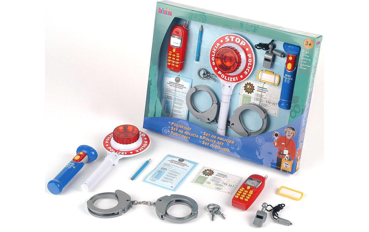 Klein-Toys Polizei-Set, 10-teilig