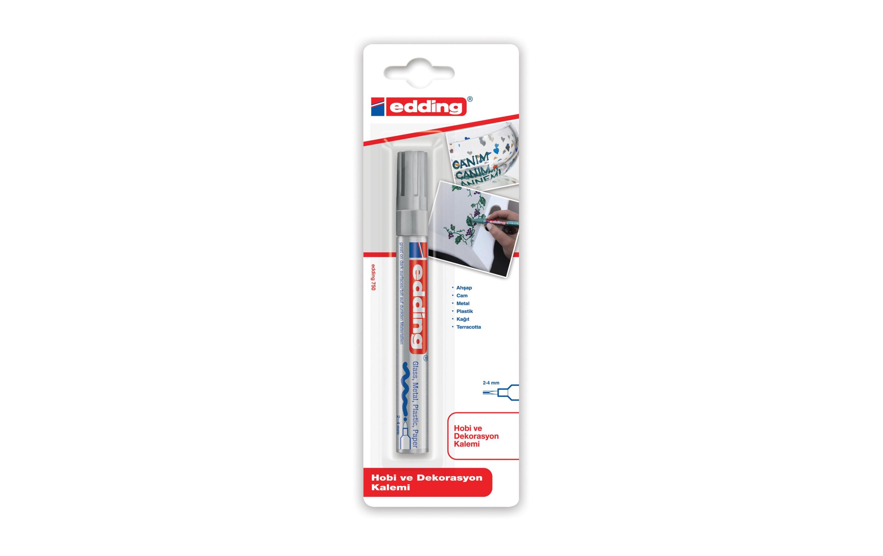 edding, Lackmarker 750 Silber