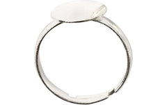 Creativ Company | Fingerring 3 Stück | Metall, versilbert, D: 10 mm