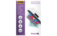 Fellowes | Laminierfolien A4, 80 Mikron | 100 Stück, matt