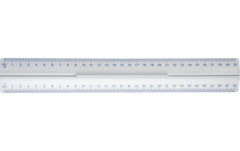 WEDO Aluminium Lineal 30 cm mit Griff