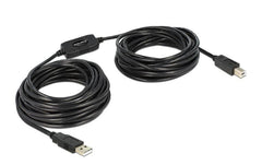 Delock USB Kabel Typ A-B, 11m, schwarz