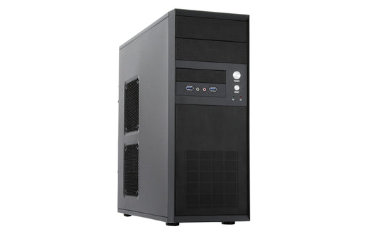 Chieftec Midi Tower CQ-01B-U3, schwarz o.NT