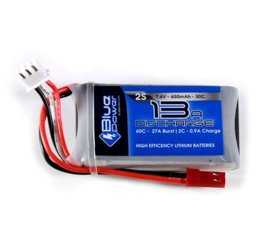 EP | BluePower LiPo-Akku 7.4V 450mAh 30C | 8.8x31x52mm 29g