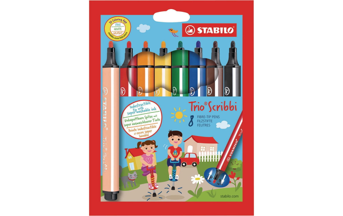 STABILO Trio Scribbi 8er Etui