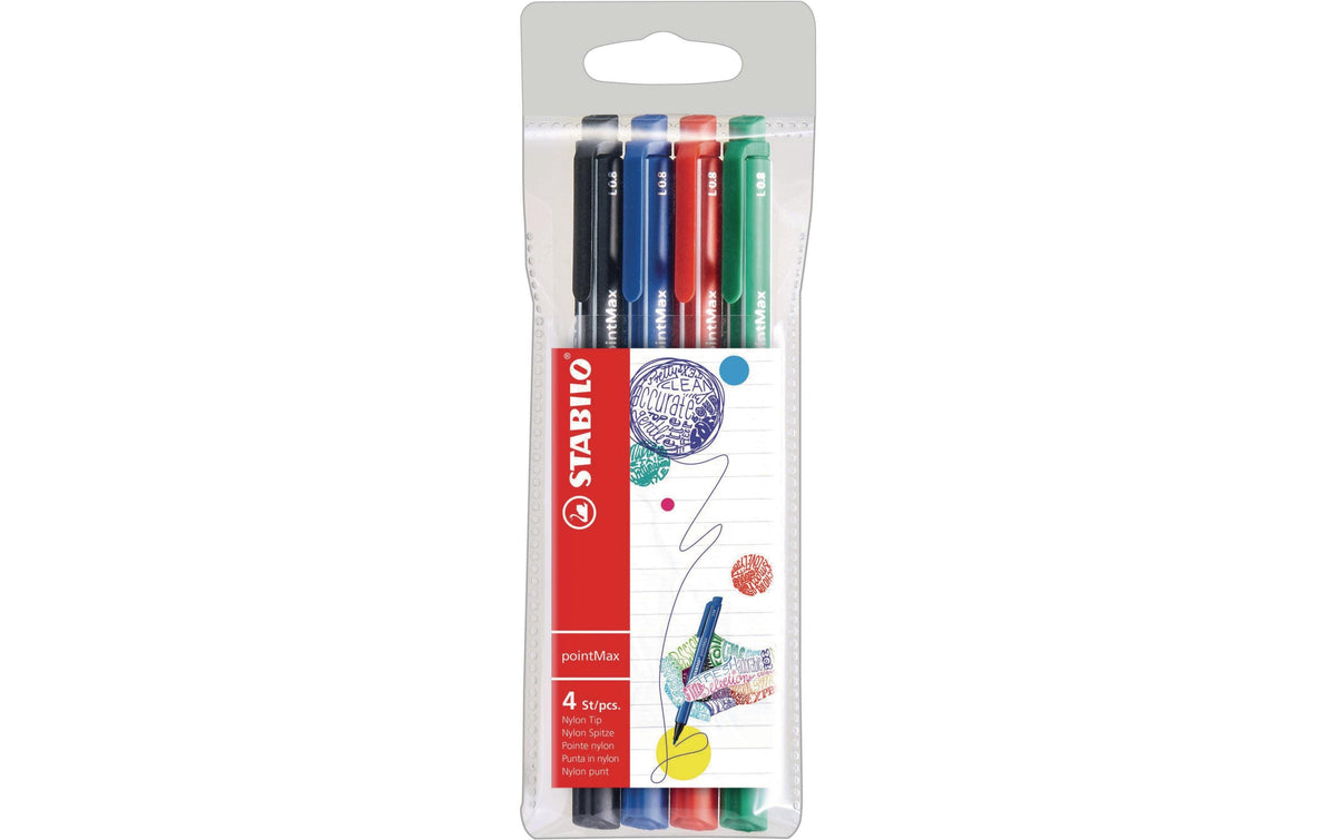 STABILO pointMax 4er Etui Standartfarb