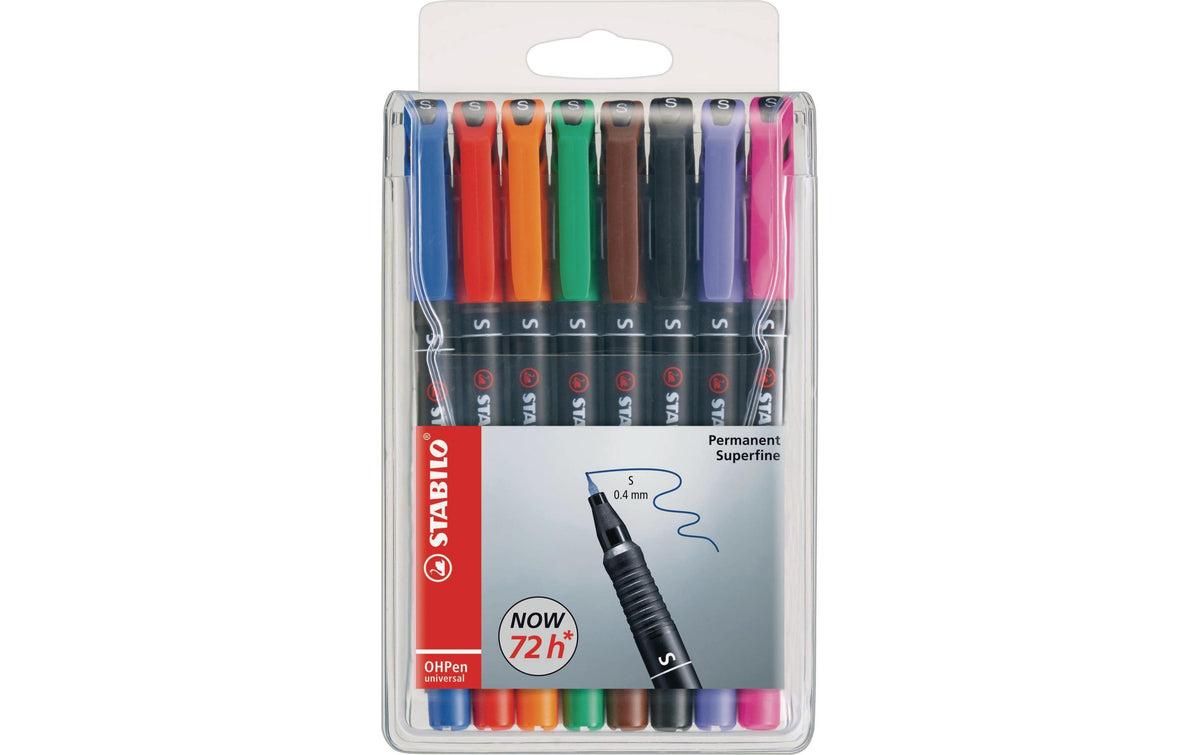 STABILO OHPen Universal Perm. S 8er Etui