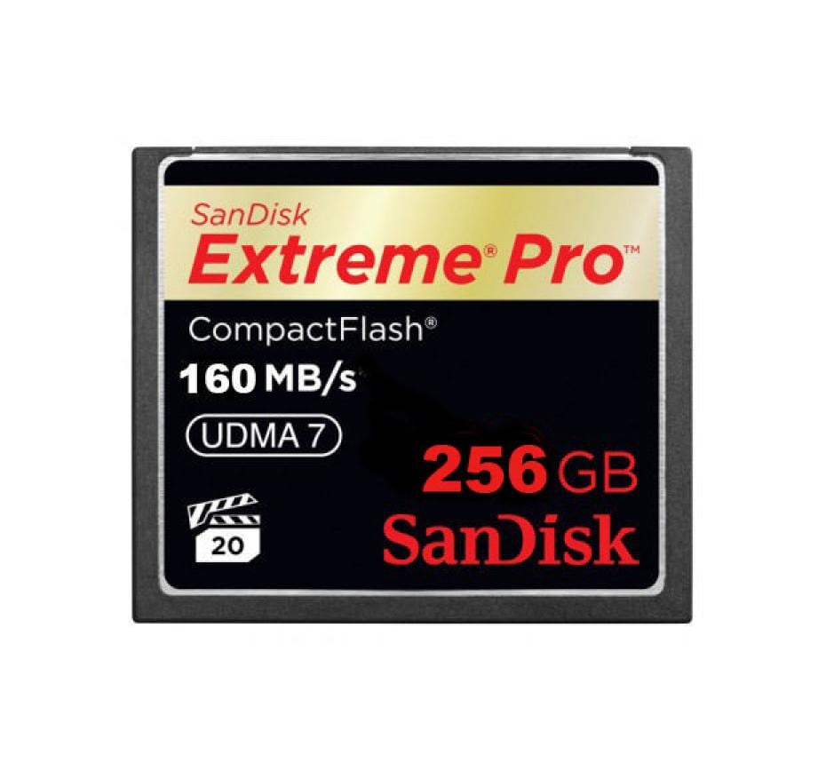SanDisk CF Card 256GB Extreme Pro 1067x
