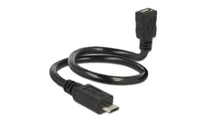 USB2.0-Shape Adapterkabel MicroB, 35cm