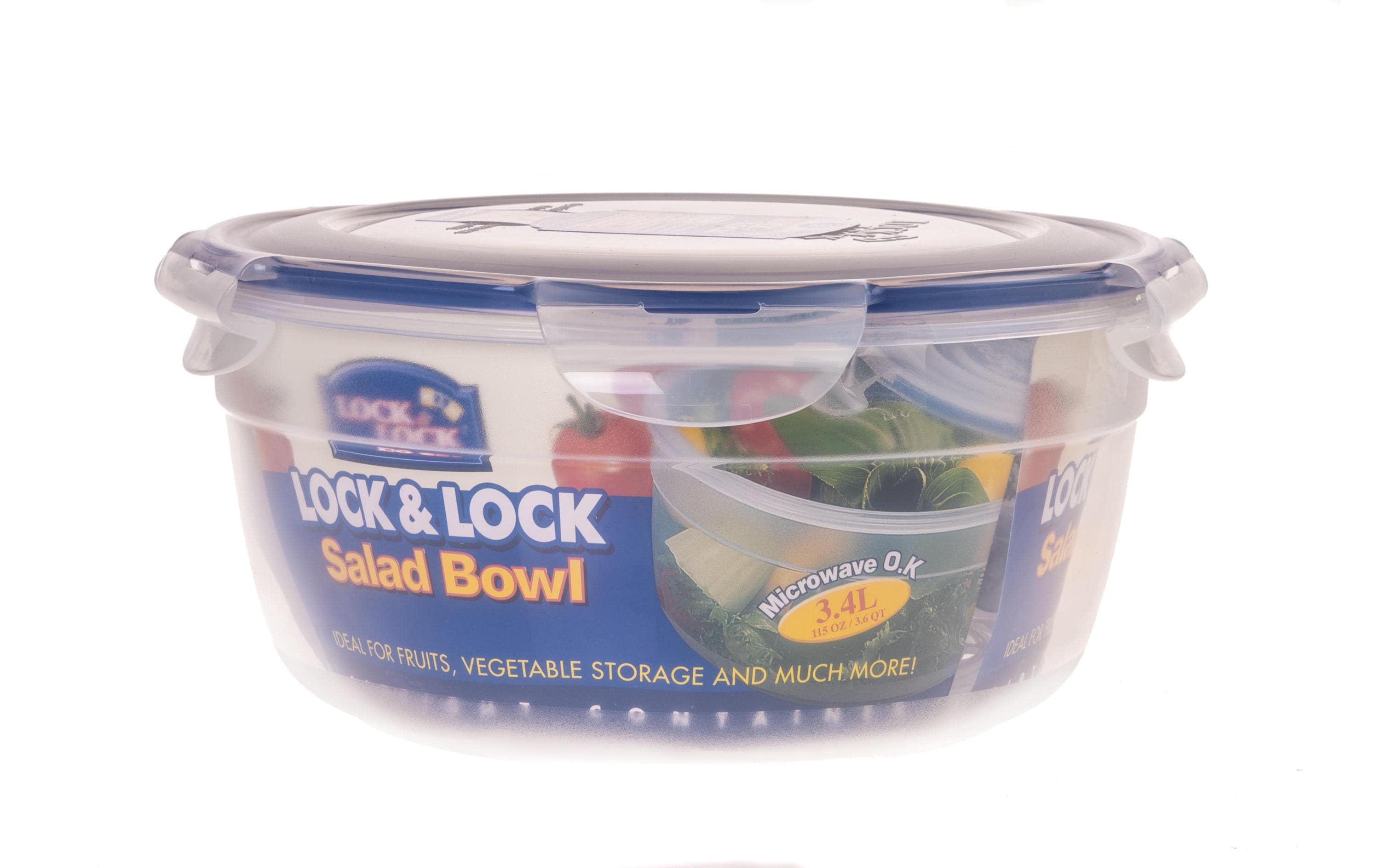 Lock & Lock Salatschüssel mit Deckel 3.4l