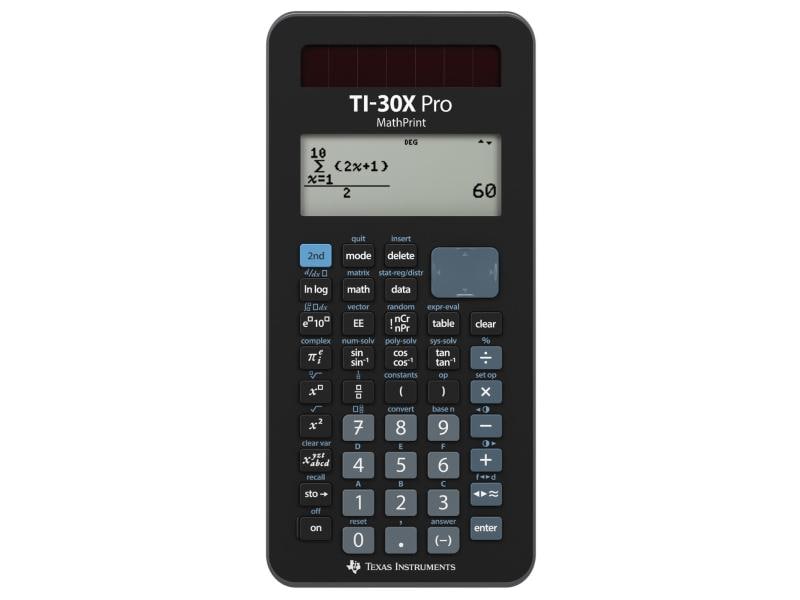 Texas Instruments | Texas-Instruments Rechner TI-30XP MP D/F | 2-zeilige Anzeige, 5 Speicher