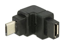 Delock | USB Adapter Micro-B zu Micro-B | Buchse oben gewinkelt