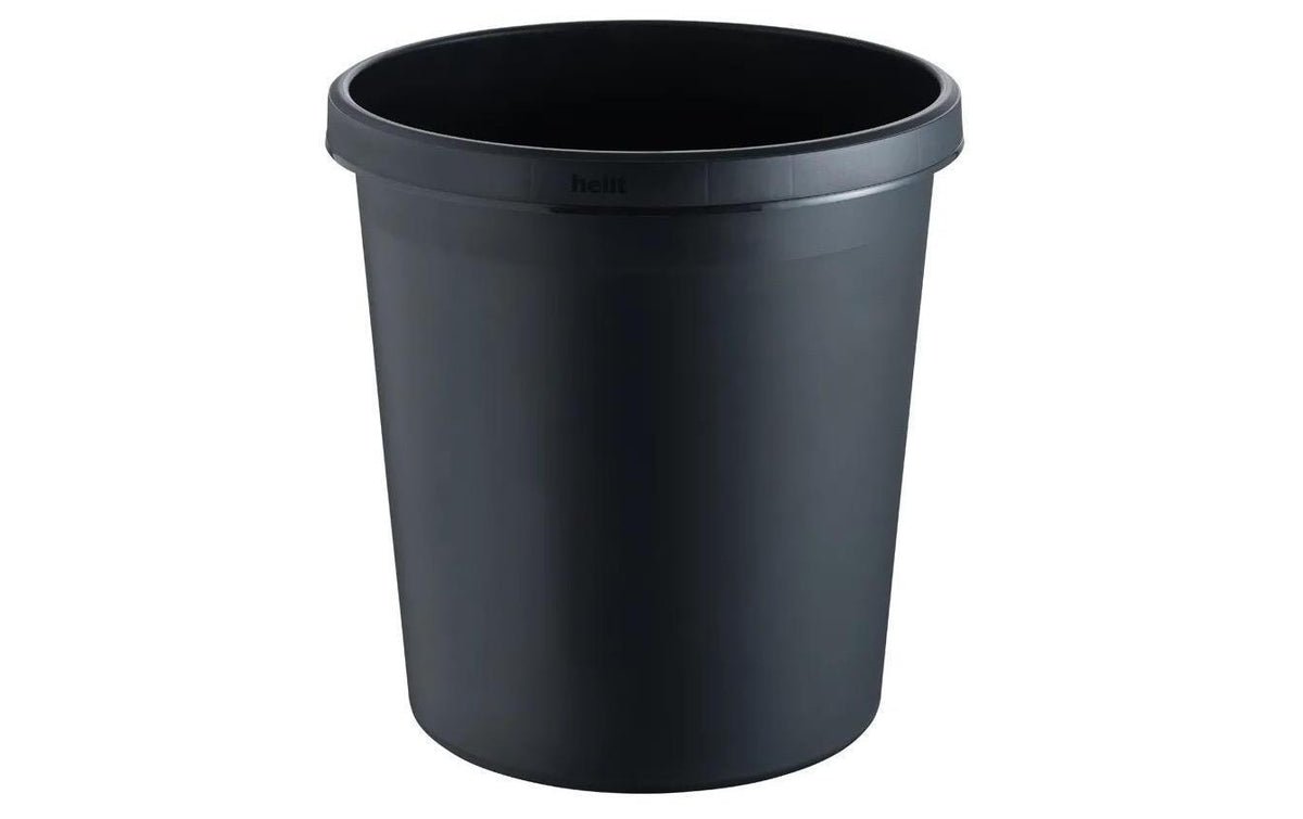 Helit Papierkorb schwarz, 18 Liter