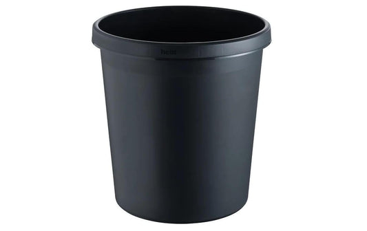 Helit Papierkorb schwarz, 18 Liter