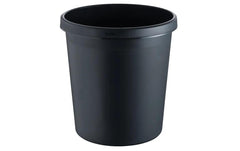 Helit Papierkorb schwarz, 18 Liter