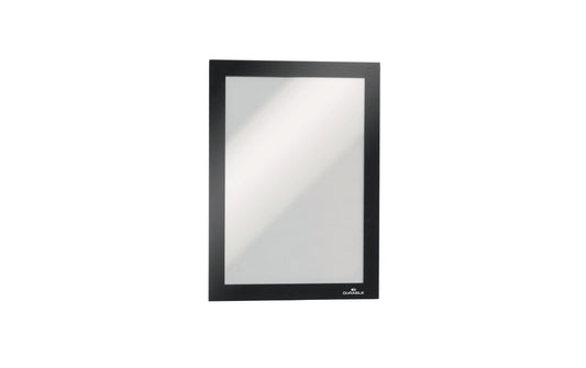 DURABLE | Duraframe A5, schwarz, 2 Stück | selbstklebende Informationsrahmen