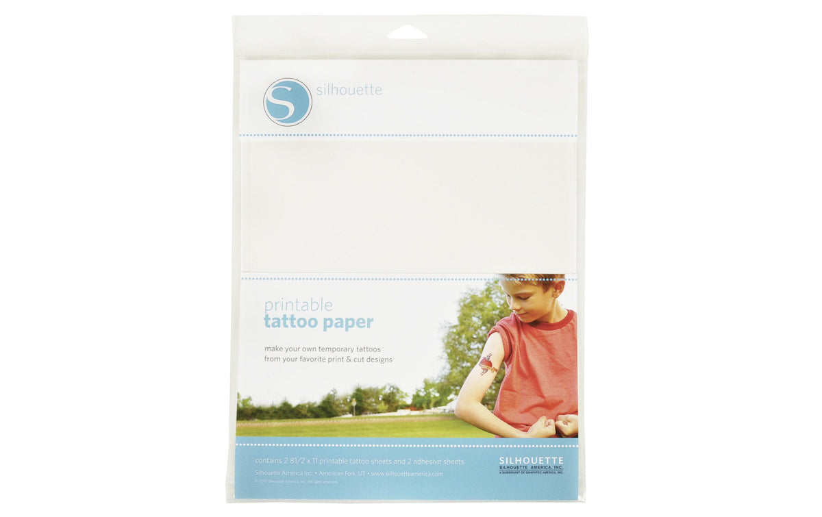 Silhouette Bedruckbares Tattoo Papier