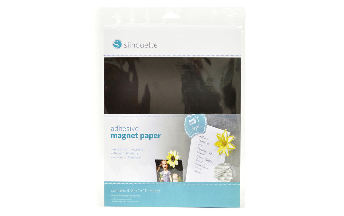 Silhouette Magnet Papier klebend