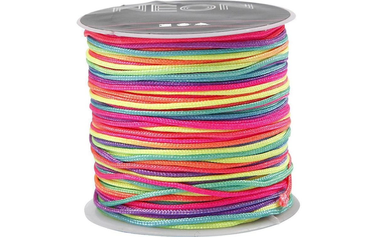 Creativ Company, Macramé-Band 1 mm, Neon mu