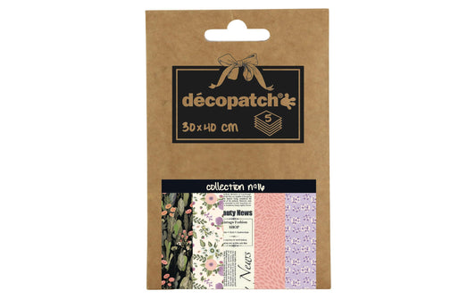 décopatch Papier 30 x 40 cm, 5 Blatt