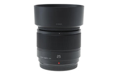 Panasonic 25mm / f 1.7 II Asph. schwarz