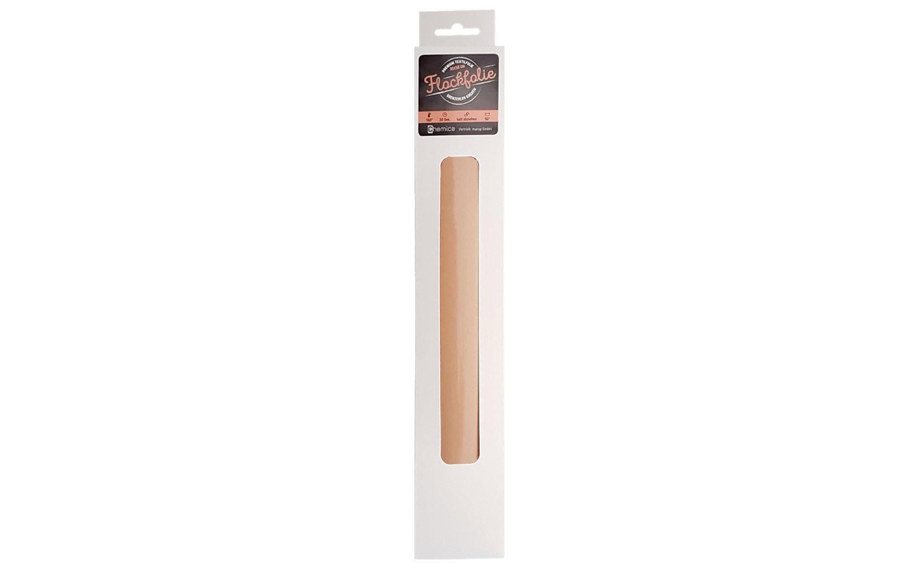 Chemica Aufbügelfolien Flock beige