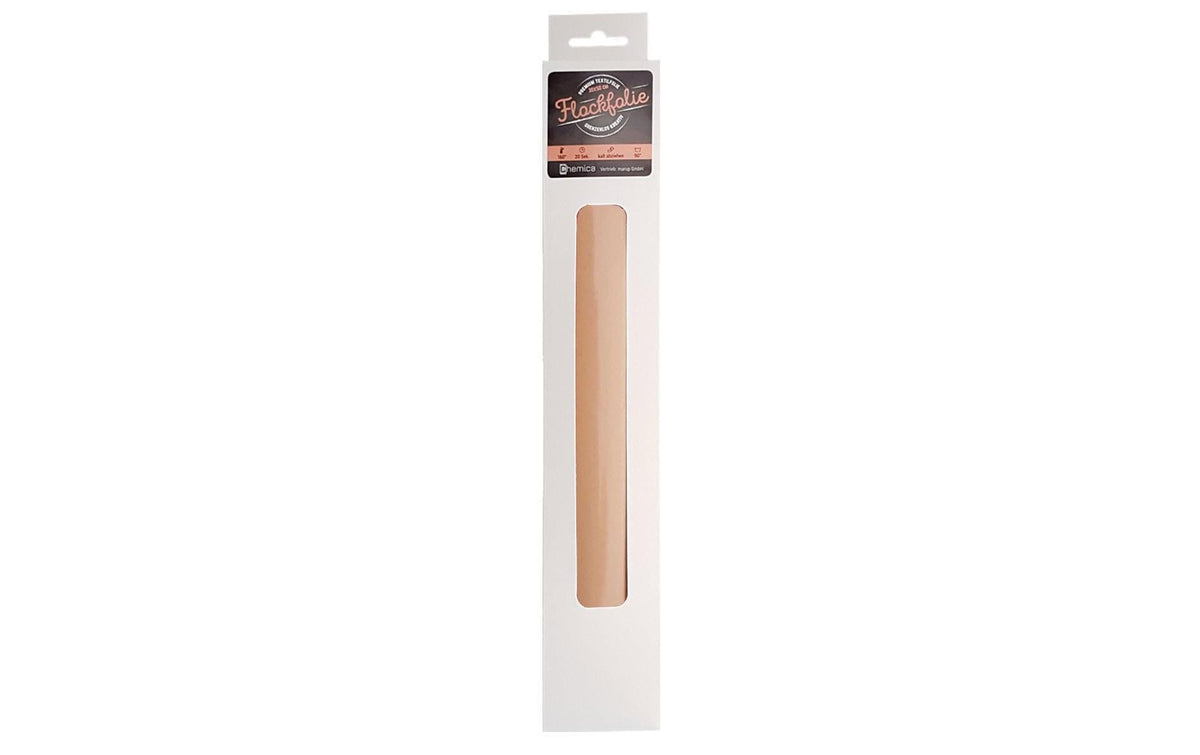 Chemica Aufbügelfolien Flock beige