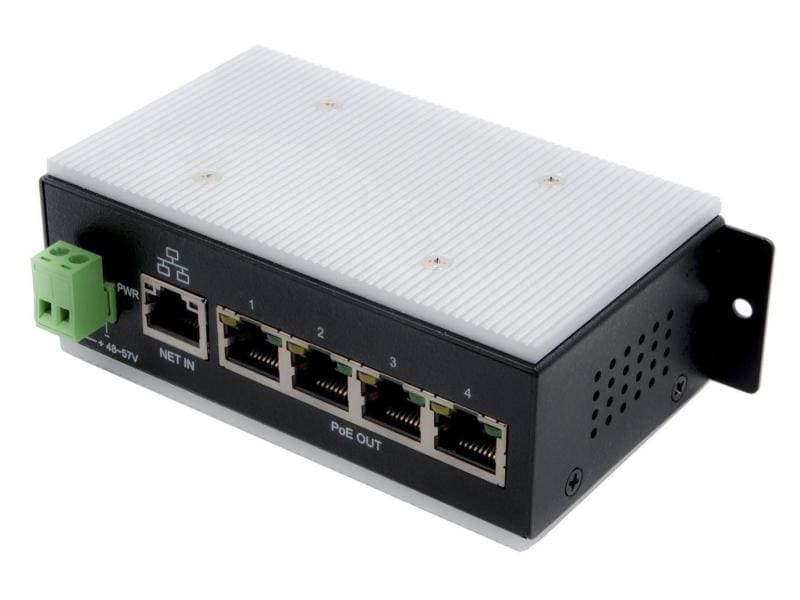 Exsys | EX-6100PoE, 5-Port Gigabit Injektor
