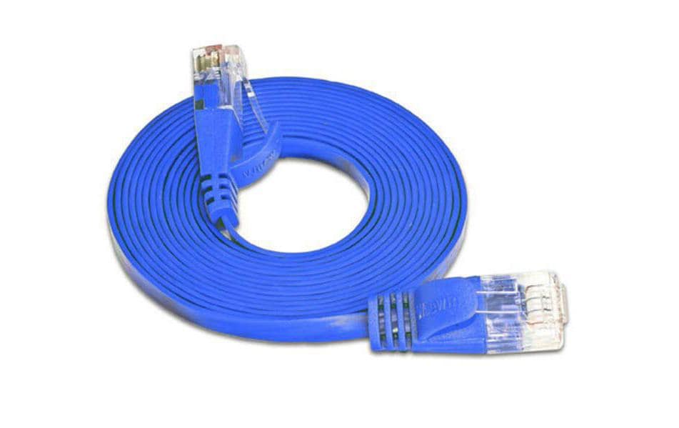 SLIM, Slimpatchkabel RJ-45 - RJ-45, Cat 6,