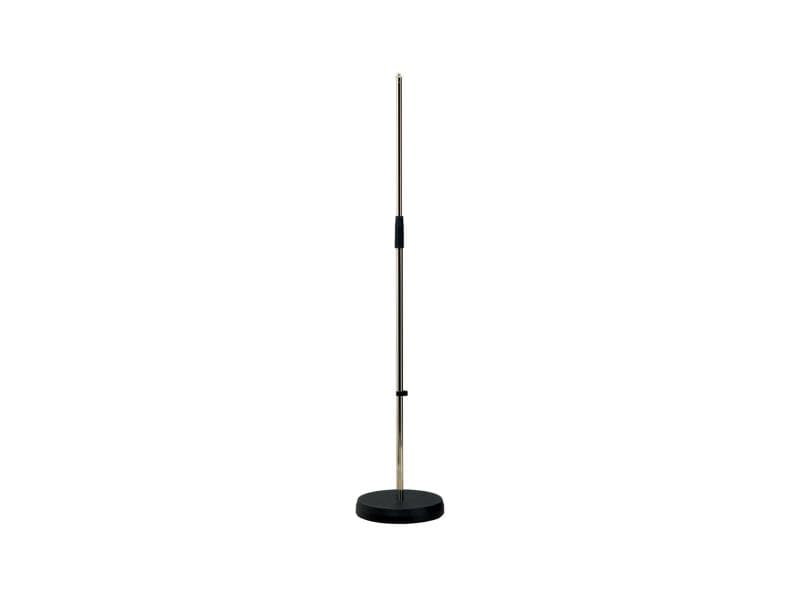 K&M | 260, Mikrofonstativ, chrom | Rundsockel, Höhe: 870 bis 1565mm