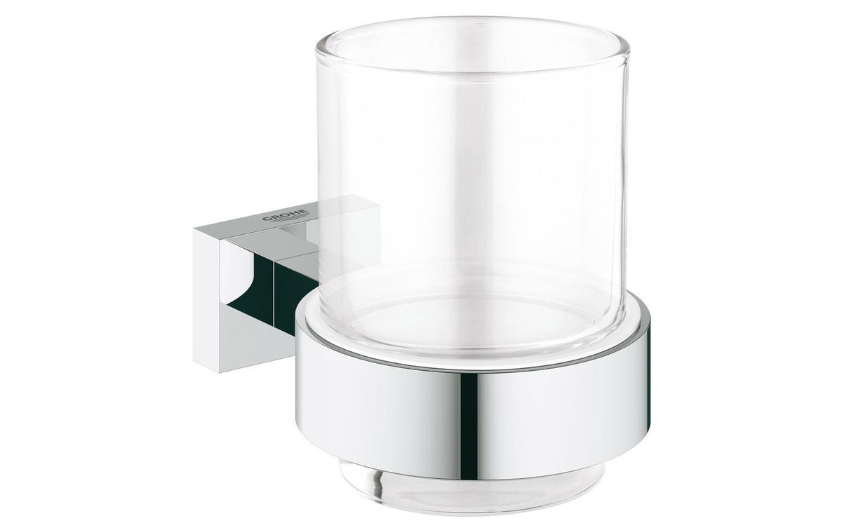 GROHE Essentials Cube Glas mit Halter