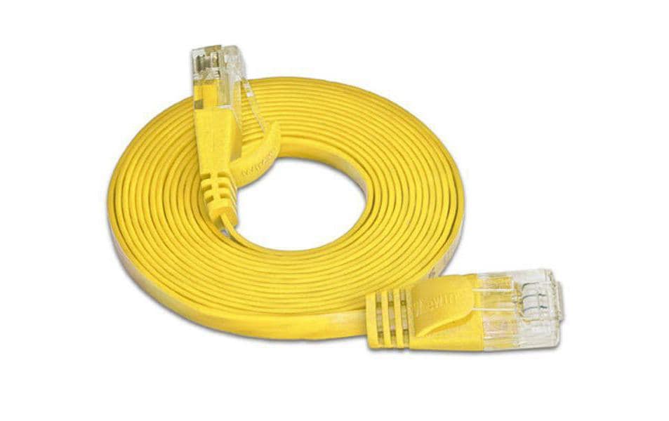 SLIM, Slimpatchkabel RJ-45 - RJ-45, Cat 6,