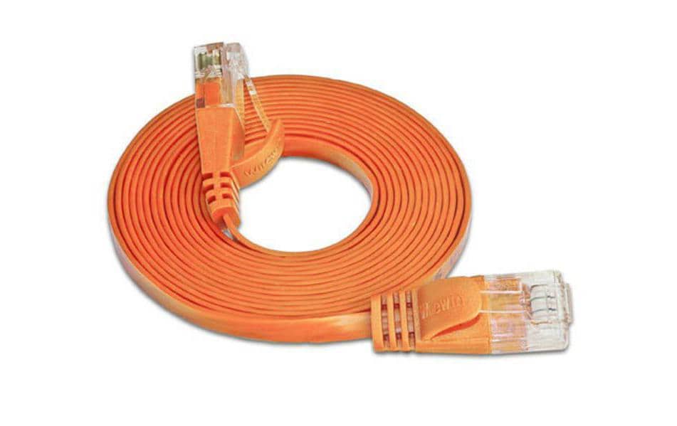 SLIM, Slimpatchkabel RJ-45 - RJ-45, Cat 6,