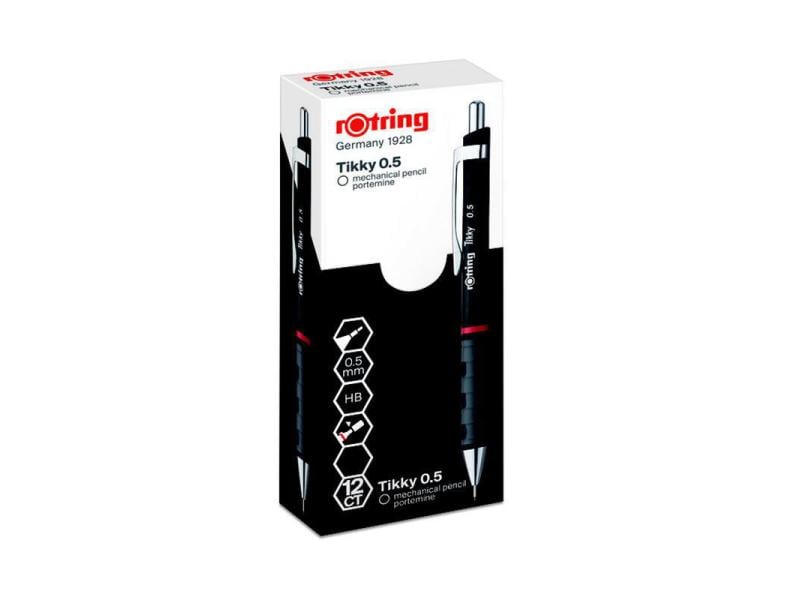 Rotring | Minenbleistift Tikky | HB, 0.5 mm, Schwarz