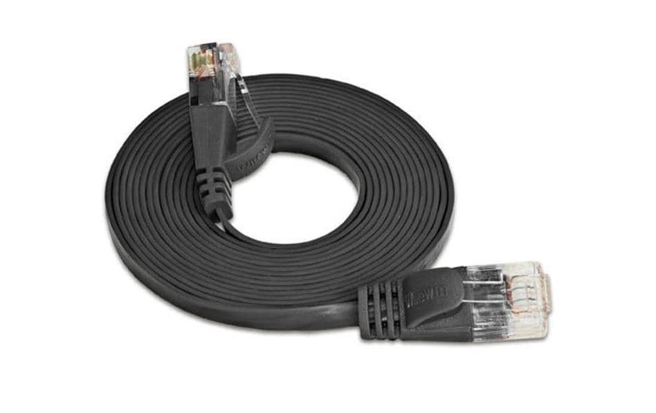 SLIM, Slimpatchkabel RJ-45 - RJ-45, Cat 6,