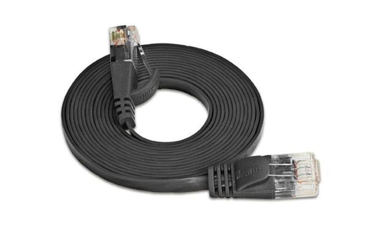 SLIM, Slimpatchkabel RJ-45 - RJ-45, Cat 6,