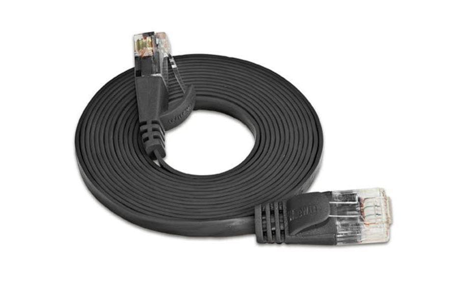 SLIM, Slimpatchkabel RJ-45 - RJ-45, Cat 6,