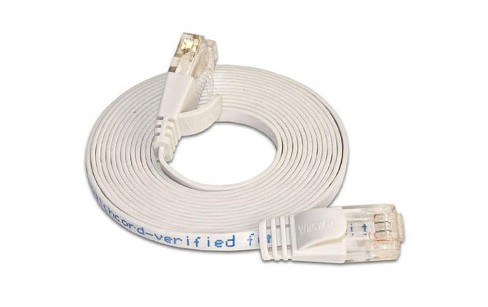 SLIM, Slimpatchkabel RJ-45 - RJ-45, Cat 6,