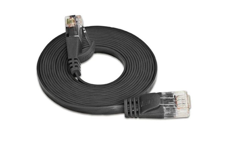 SLIM, Slimpatchkabel RJ-45 - RJ-45, Cat 6,