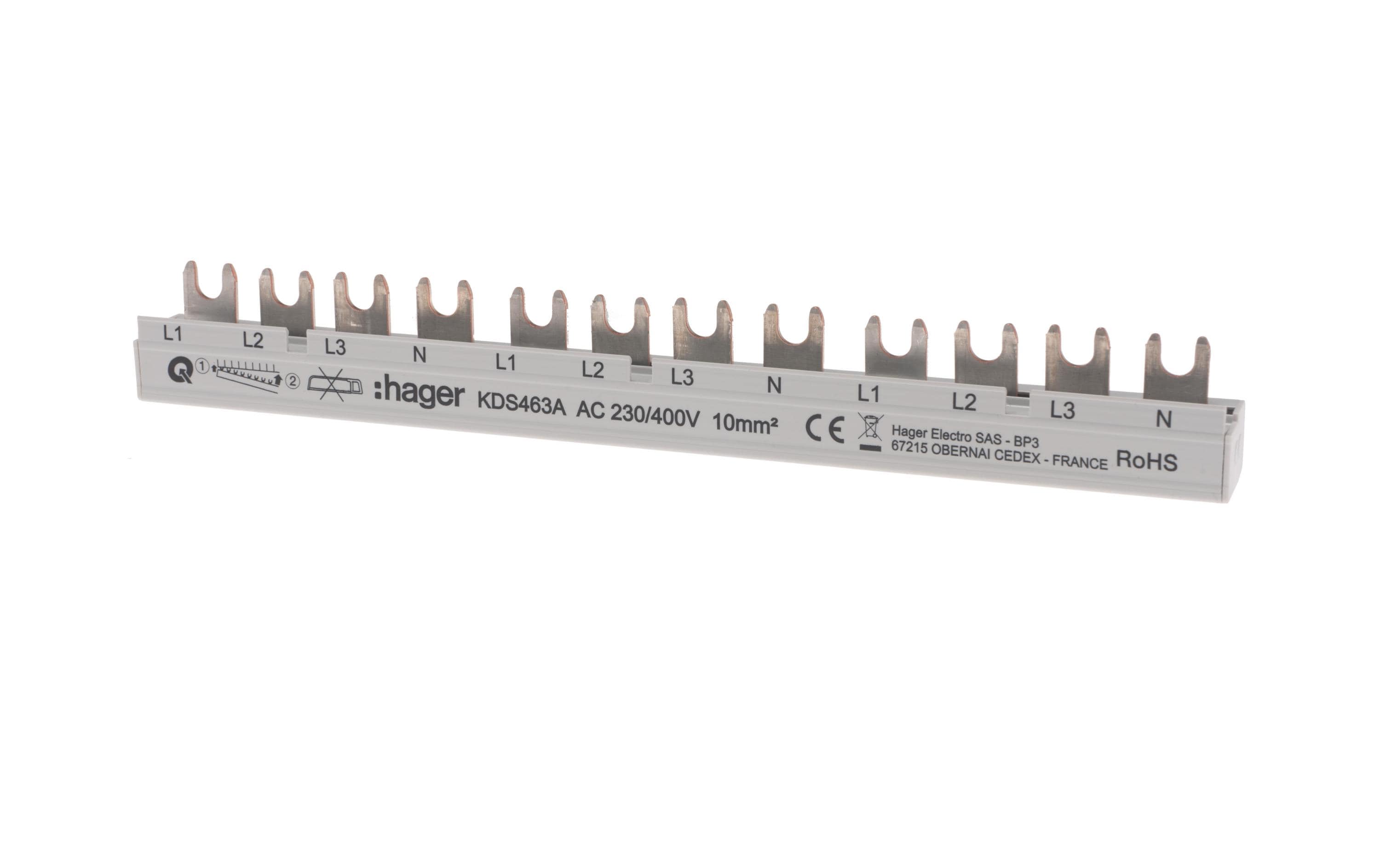 Phasenschiene 12M 63A (3PN)x3 QB
