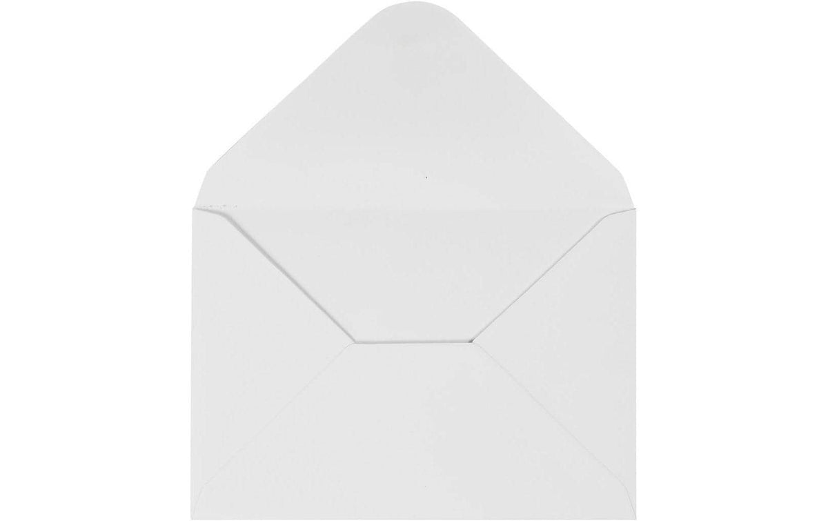 Creativ Company, Couvert 11.5 x 16 cm Weiss