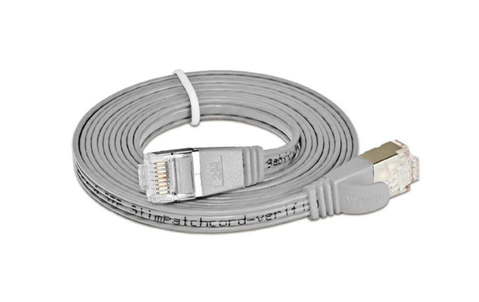 SLIM, Slimpatchkabel RJ-45 - RJ-45, Cat 6,