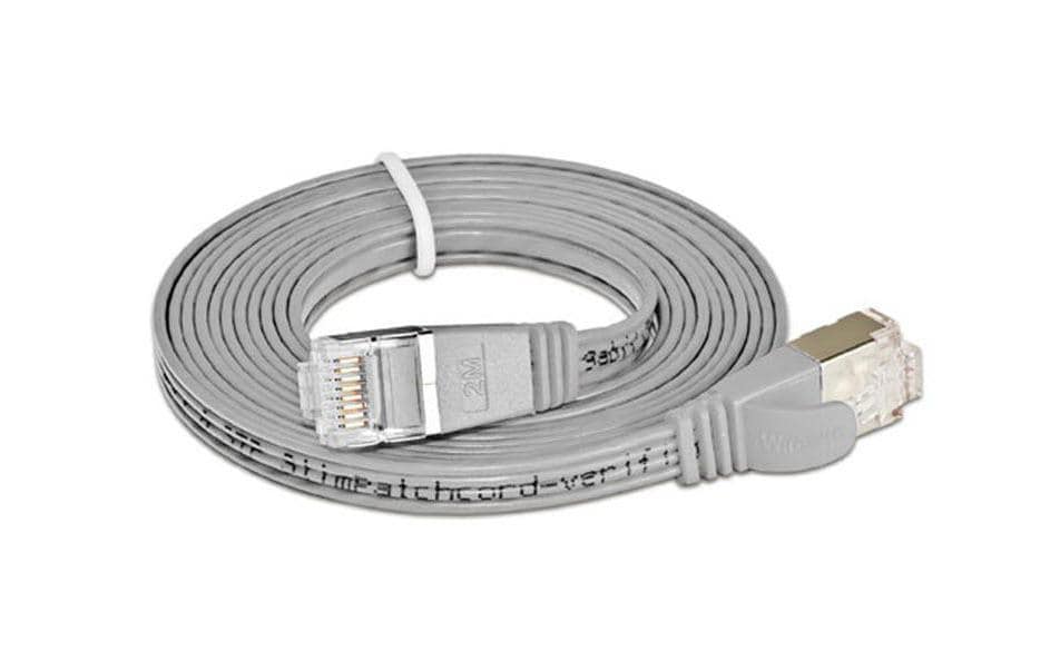 SLIM, Slimpatchkabel RJ-45 - RJ-45, Cat 6,