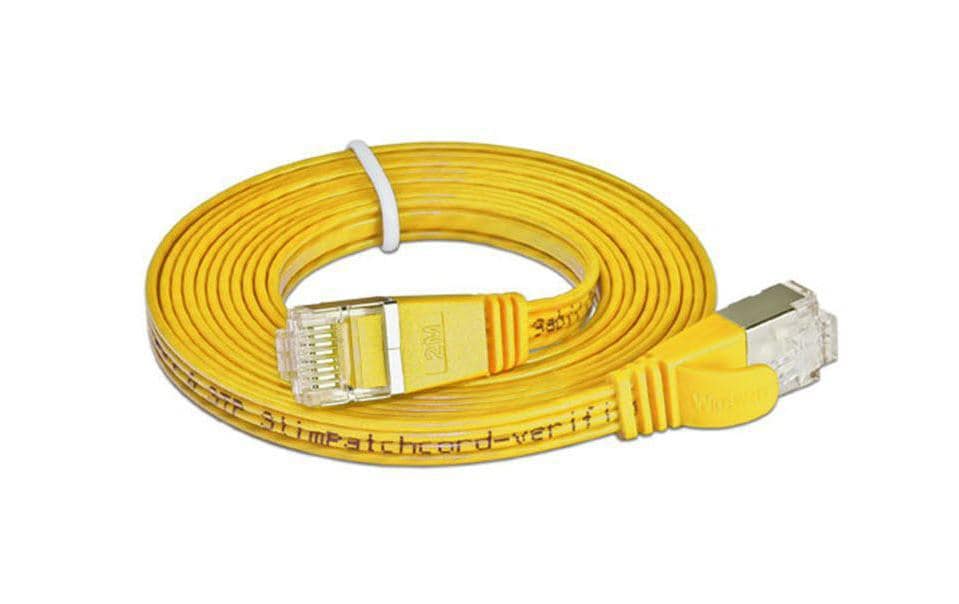 SLIM, Slimpatchkabel RJ-45 - RJ-45, Cat 6,
