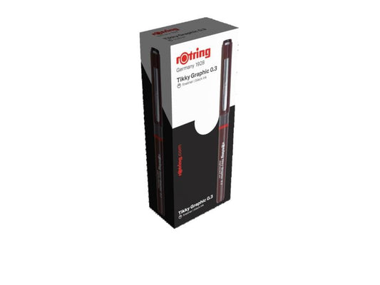 Rotring | Fineliner Tikky Graphic | 0.3 mm, Weinrot