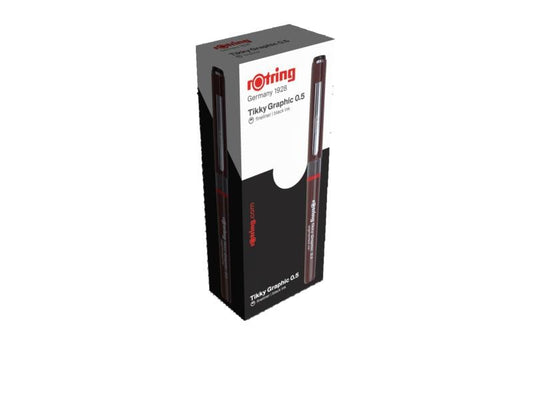 Rotring | Fineliner Tikky Graphic | 0.5 mm, Weinrot